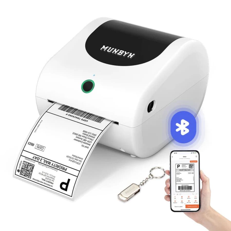 Munbyn Bluetooth Thermal Label Printer for $70