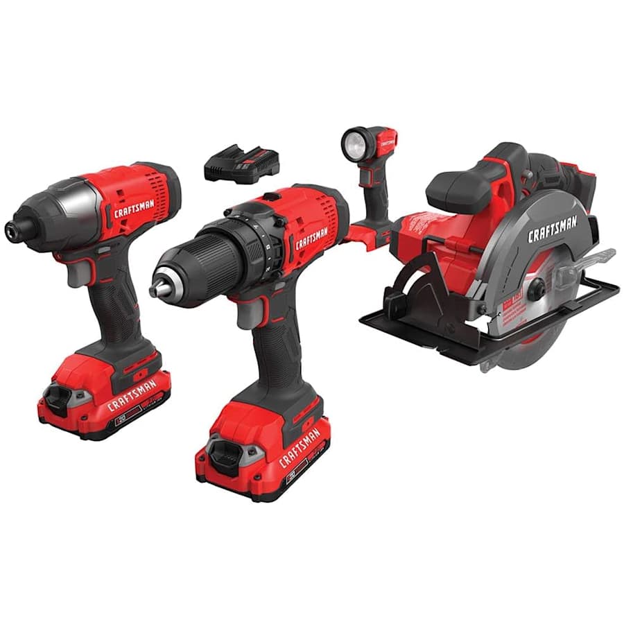 Craftsman V20 Cordless Drill Combo Kit for $159 Craftsman V20 Cordless Drill Combo Kit for $159