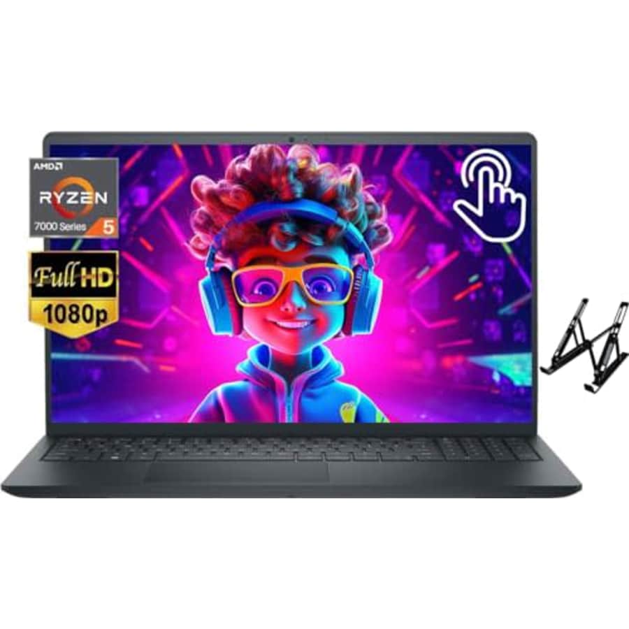 Dell Inspiron 15 3535 Laptop, 15.6 inch FHD Touchscreen Display, AMD Ryzen 5 7530U Processor (up to for $700