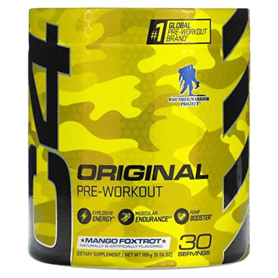 Cellucor C4 Original Pre Workout Powder Mango Foxtrot Sugar Free Preworkout Energy for Men & Women for $21