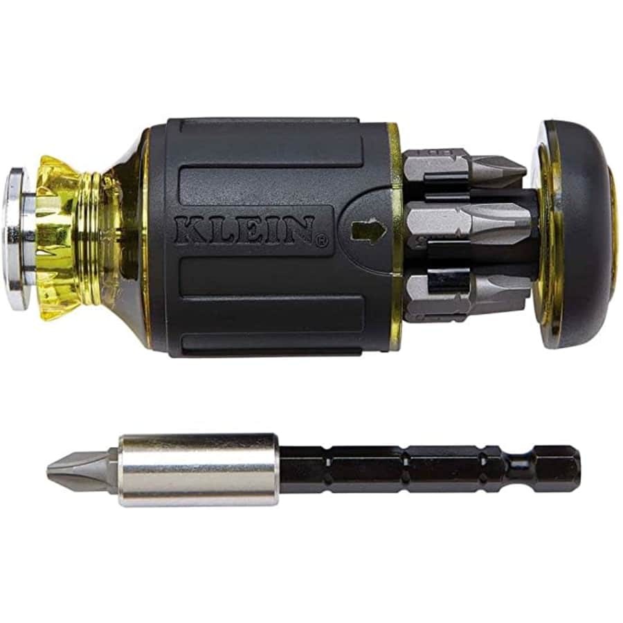 Klein Tools 8-in-1 Multi-Bit Stubby Screwdriver for $17