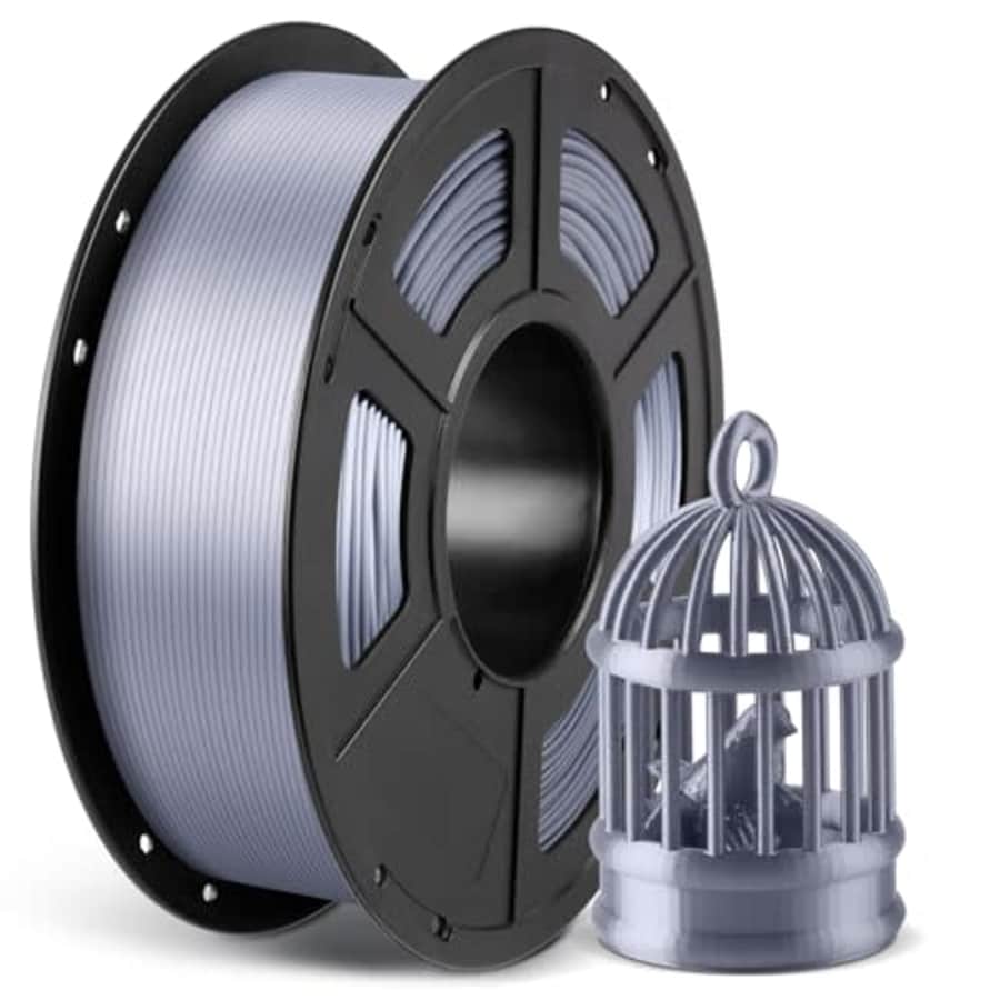 ANYCUBIC Silk Filament, Clog-Free Shiny 3D Printing PLA Filament 1.75mm Dimensional Accuracy +/- for $14 ANYCUBIC Silk Filament, Clog-Free Shiny 3D Printing PLA Filament 1.75mm Dimensional Accuracy +/- for $14