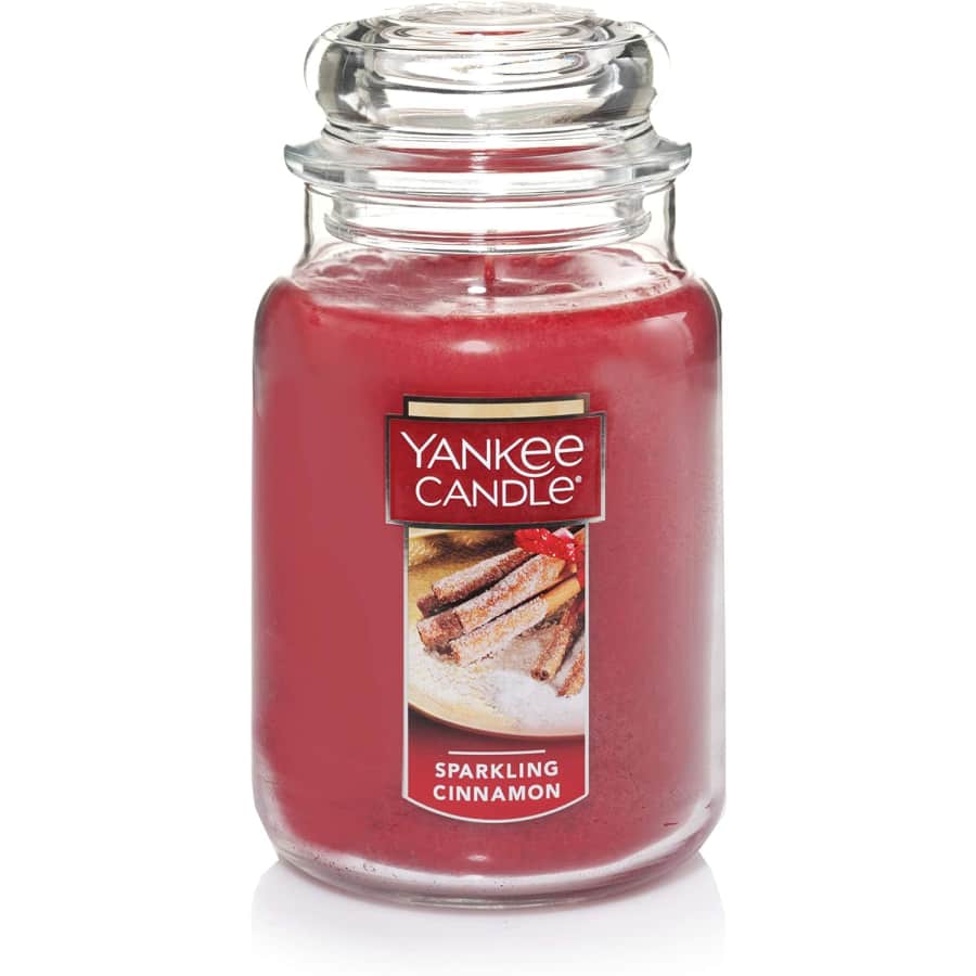 Yankee Candle Sparking Cinnamon Large Jar Candle for $13 via Sub & Save Yankee Candle Sparking Cinnamon Large Jar Candle for $13 via Sub & Save