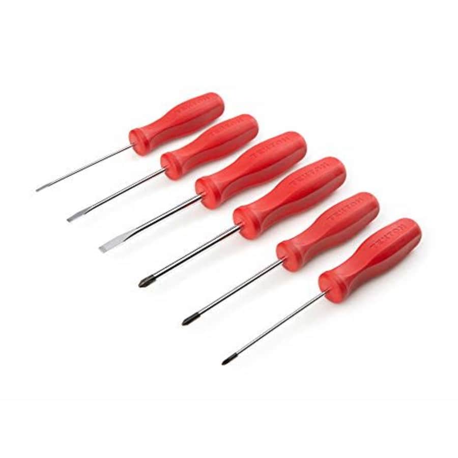 TEKTON Hard-Handle Screwdriver Set, 6-Piece (#0-#2, 1/8-1/4 in.) | DRV42007 for $57