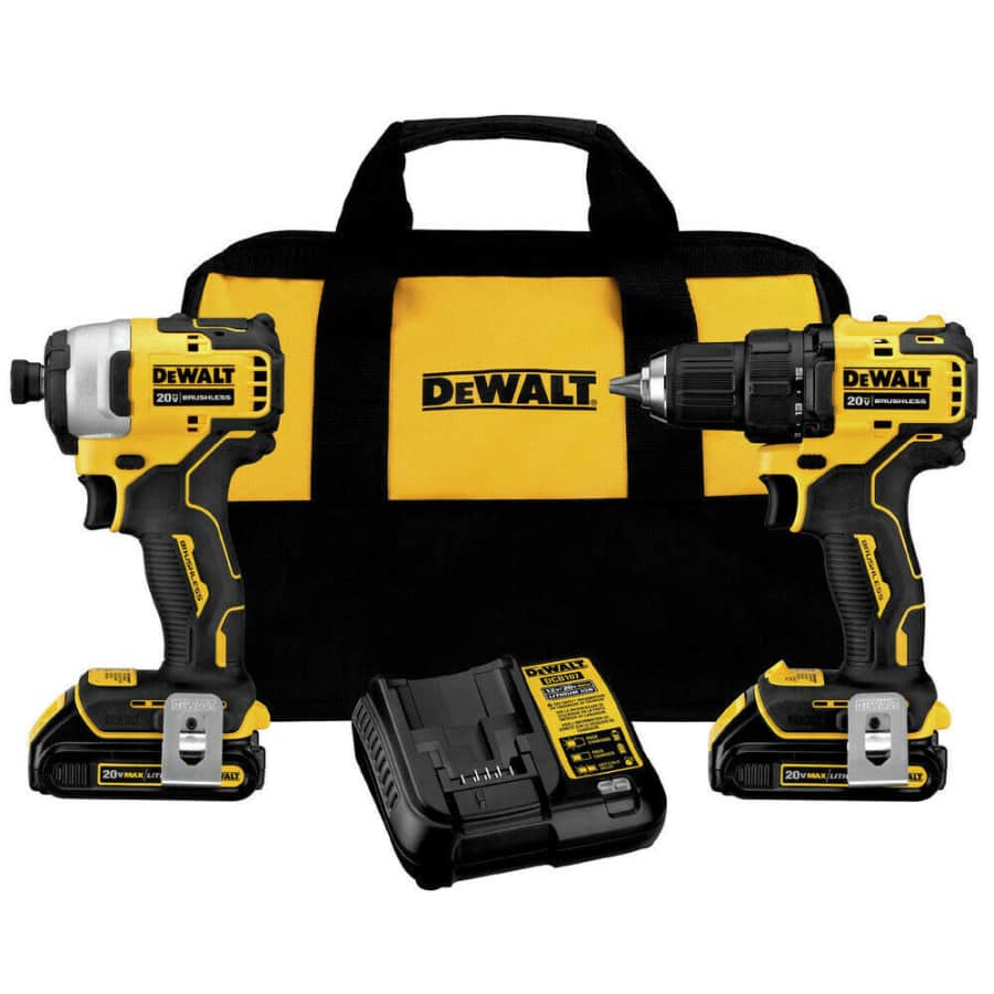 DeWalt 20V MAX Atomic 2-Tool Drill and Impact Driver Kit for $229