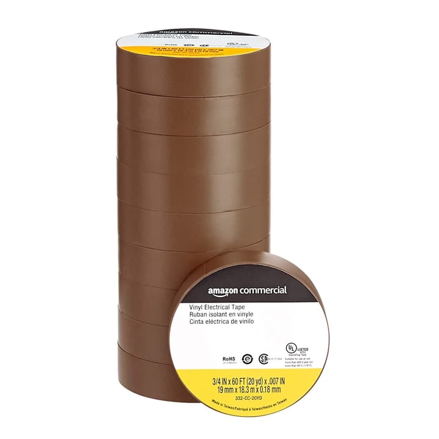 AmazonCommercial 3/4" x 60-Foot Vinyl Electrical Tape 12-Pack for $17 AmazonCommercial 3/4" x 60-Foot Vinyl Electrical Tape 12-Pack for $17