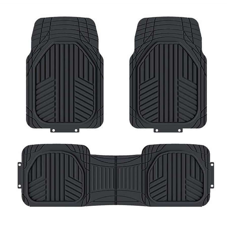 AmazonBasics 3-Piece All-Season Rubber Car Floor Mat Set for $23