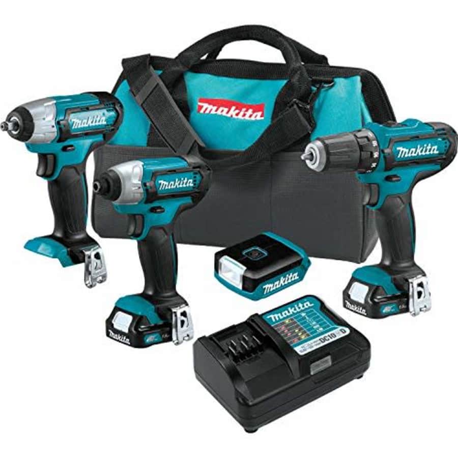 Makita CT410 12V Max CXT Lithium-Ion Cordless 4-Pc. Combo Kit (1.5Ah) for $296 Makita CT410 12V Max CXT Lithium-Ion Cordless 4-Pc. Combo Kit (1.5Ah) for $296
