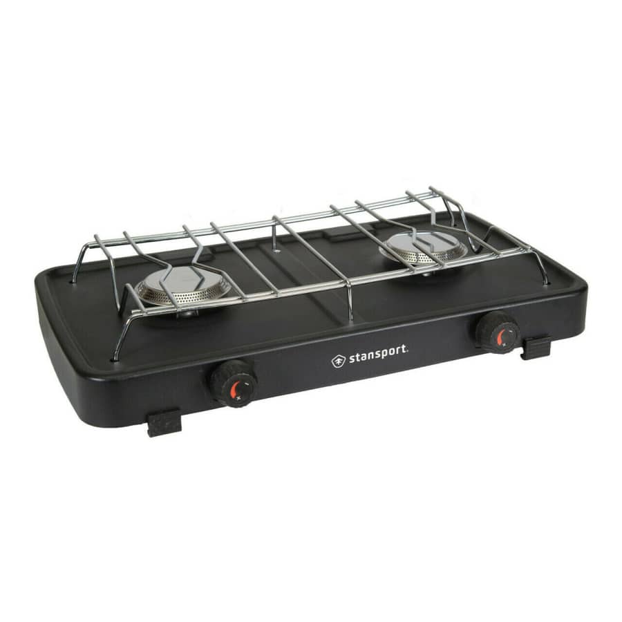 Stansport 2-Burner Regulated Propane Camp Stove for $42