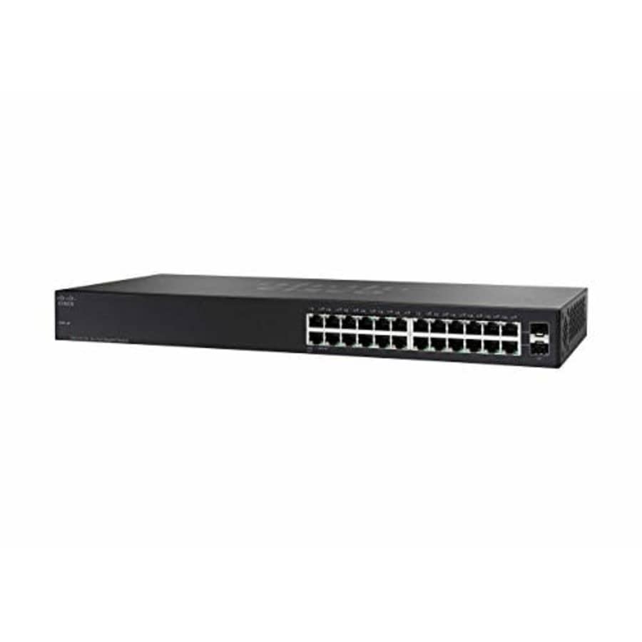 Cisco SG110-24 Desktop Switch with 24 Gigabit Ethernet (GbE) Ports plus 2 Combo mini-GBIC SFP, for $250
