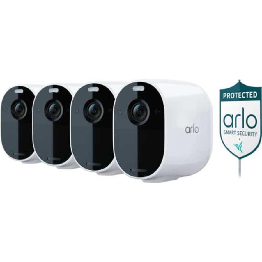 Arlo Essential Spotlight 4-Camera Wireless 1080p Surveillance System for $200 Arlo Essential Spotlight 4-Camera Wireless 1080p Surveillance System for $200