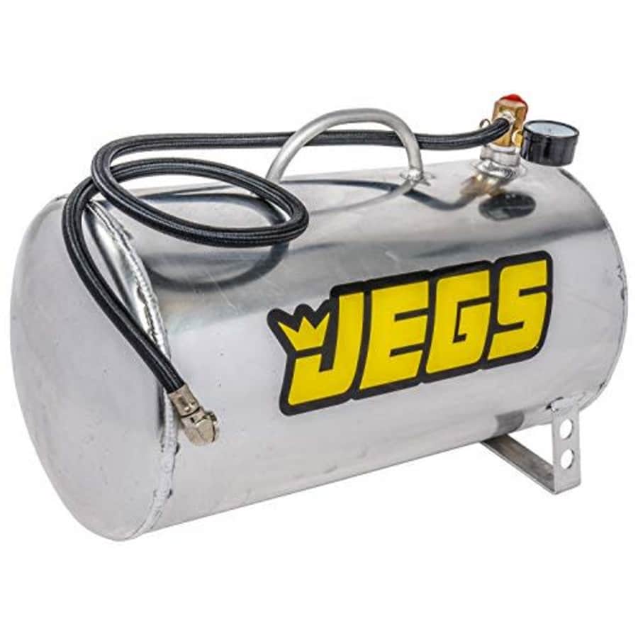 JEGS 81001 5 gal. Horizontal Portable Aluminum Air Tank, 19" L x 9" Dia. for $70 JEGS 81001 5 gal. Horizontal Portable Aluminum Air Tank, 19" L x 9" Dia. for $70