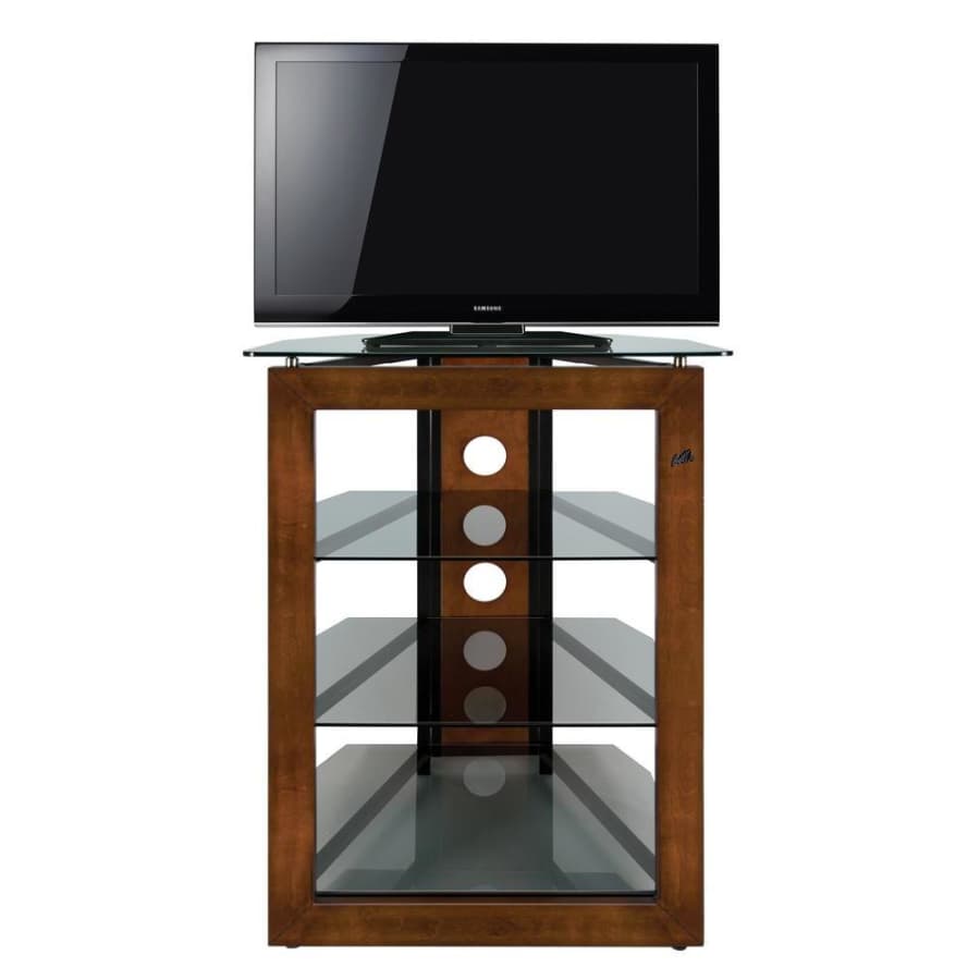 Bell'O 27" Wood & Glass Tower TV Stand for $180 Bell'O 27" Wood & Glass Tower TV Stand for $180