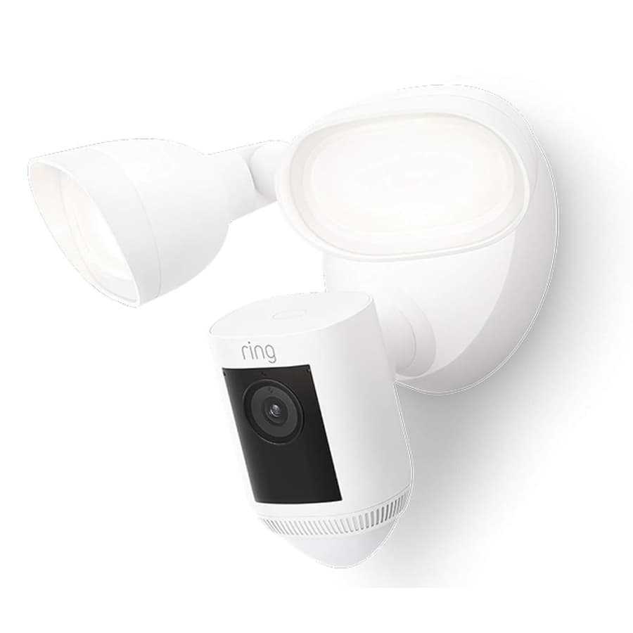 Ring Floodlight Cam Wired Plus 1080p Security Camera (2021): $120