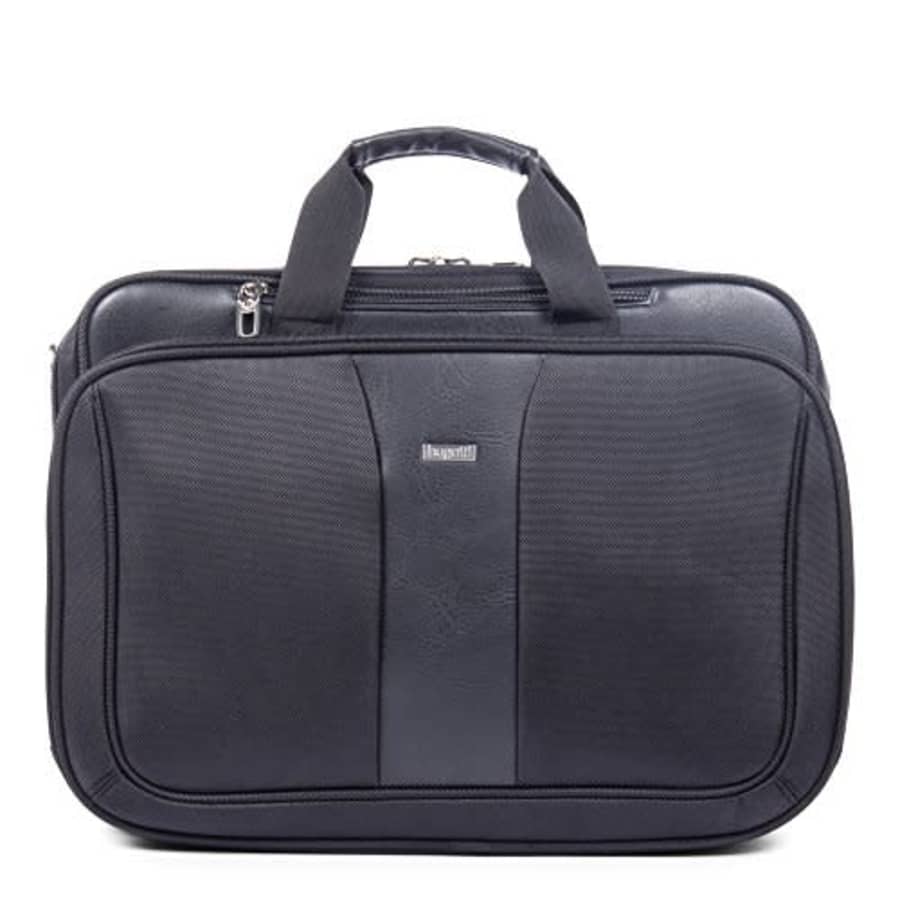 Bugatti Gregory Executive Briefcase, Ballistic Nylon with Synthetic Leather Trim, Black for $117 Bugatti Gregory Executive Briefcase, Ballistic Nylon with Synthetic Leather Trim, Black for $117