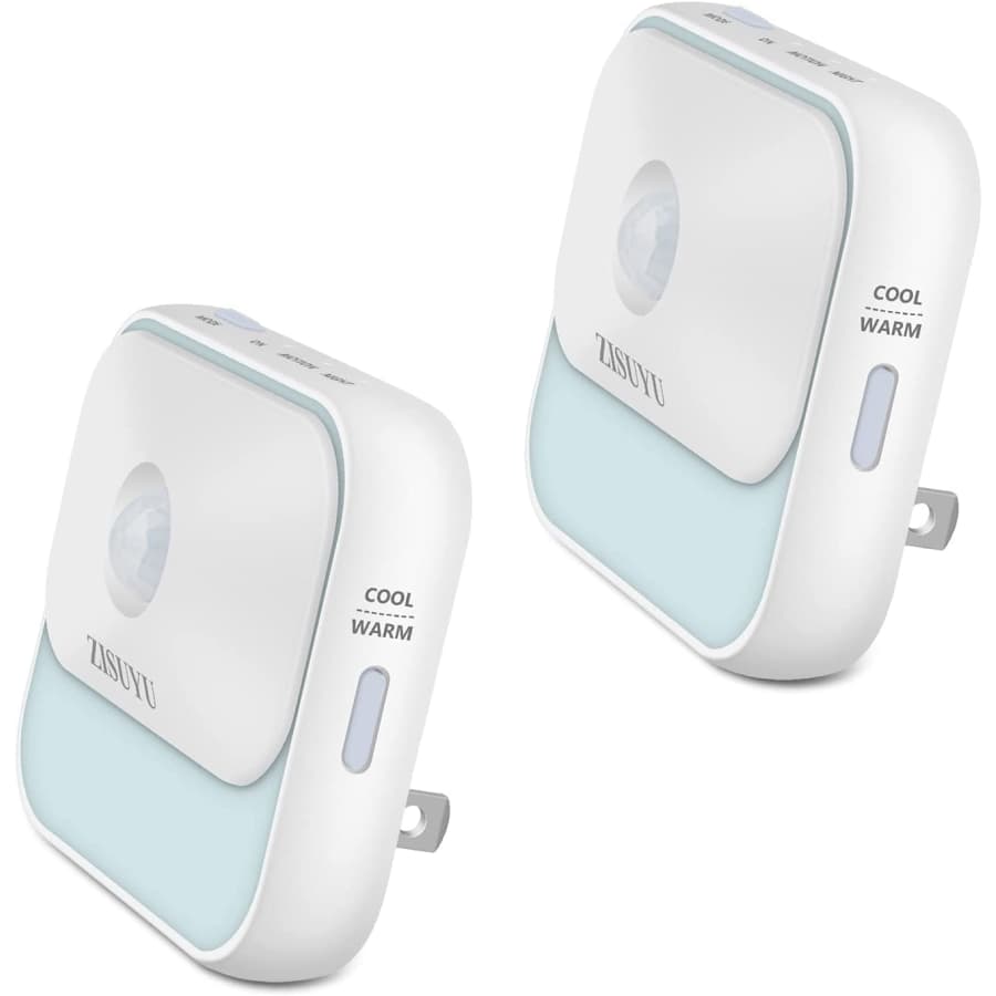 Zisuyu Motion Sensor Night Light 2-Pack for $16