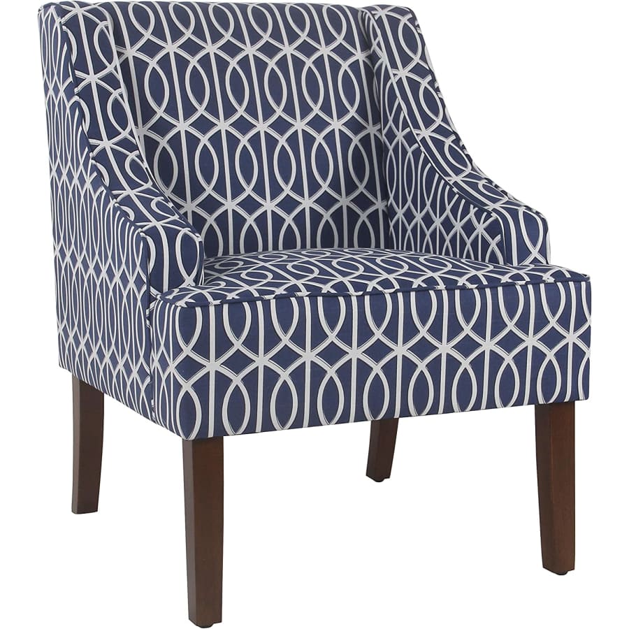 HomePop Velvet Swoop Arm Living-Room-Chair for $190