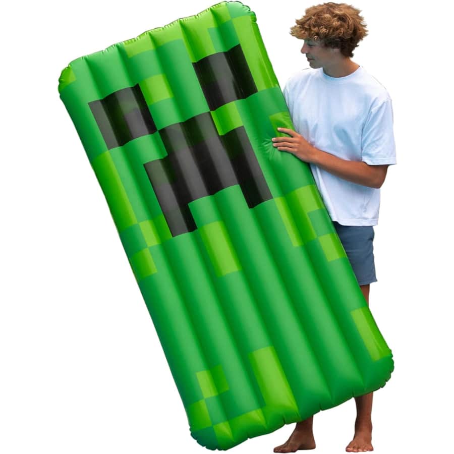 Minecraft Creeper Pool Float for $31 Minecraft Creeper Pool Float for $31