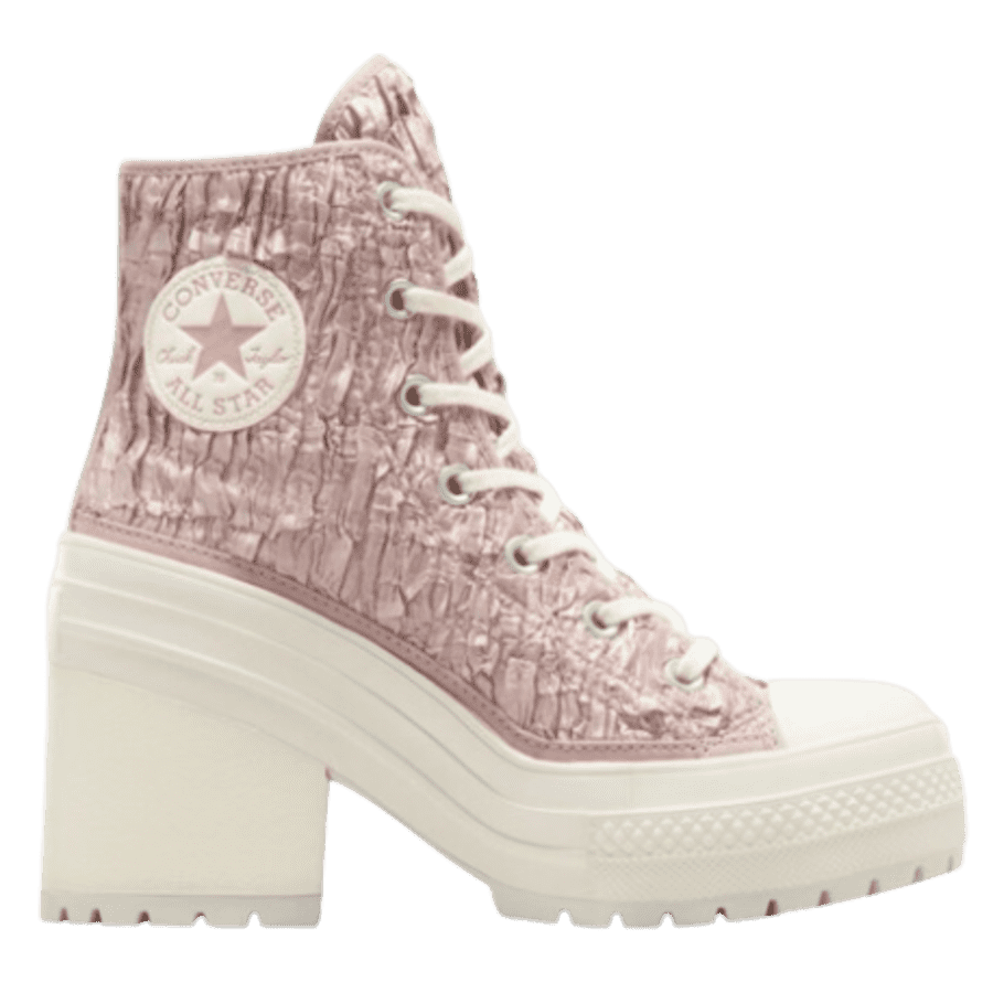 Converse Women's Chuck 70 De Luxe Heel Satin High Top Shoes for $31