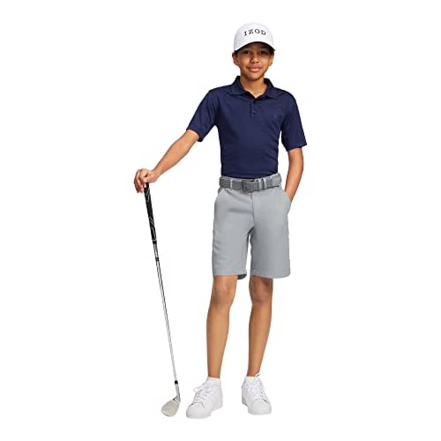 IZOD Boys' Performance Golf Swingflex Stretch Straight Fit Shorts, Monument for $17 IZOD Boys' Performance Golf Swingflex Stretch Straight Fit Shorts, Monument for $17
