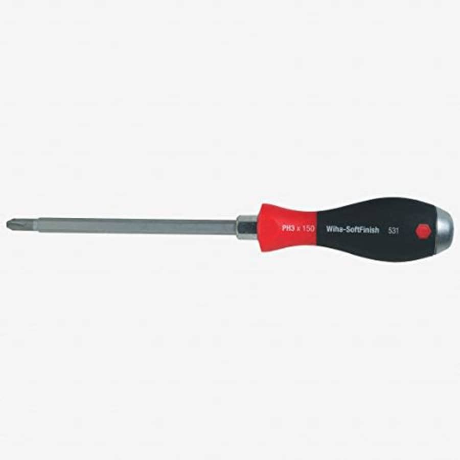 Wiha Tools Wiha 53110 Phillips Screwdriver with SoftFinish Handle and Solid Metal Cap, 1 x 80mm for $18 Wiha Tools Wiha 53110 Phillips Screwdriver with SoftFinish Handle and Solid Metal Cap, 1 x 80mm for $18