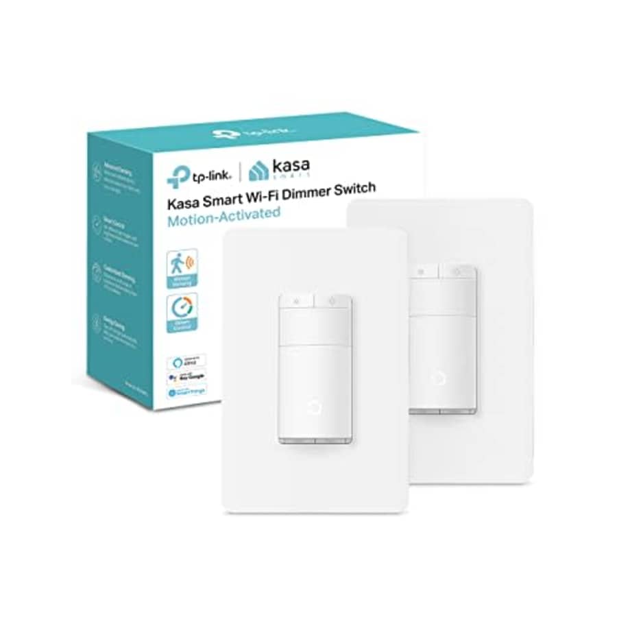 Kasa Smart Motion Sensor Switch, Dimmer Light Switch, Single Pole, Needs Neutral Wire, 2.4GHz for $40 Kasa Smart Motion Sensor Switch, Dimmer Light Switch, Single Pole, Needs Neutral Wire, 2.4GHz for $40