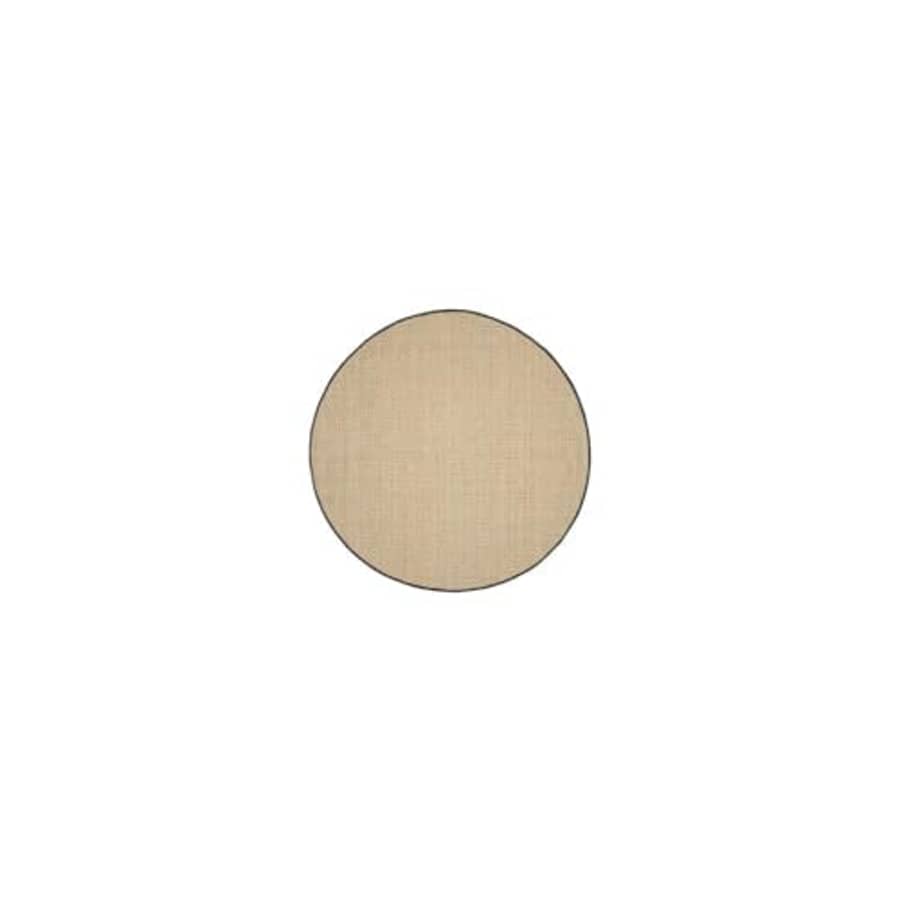 SAFAVIEH Natural Fiber Collection Area Rug - 4' Round, Natural & Black, Border Basketweave Seagrass for $56 SAFAVIEH Natural Fiber Collection Area Rug - 4' Round, Natural & Black, Border Basketweave Seagrass for $56