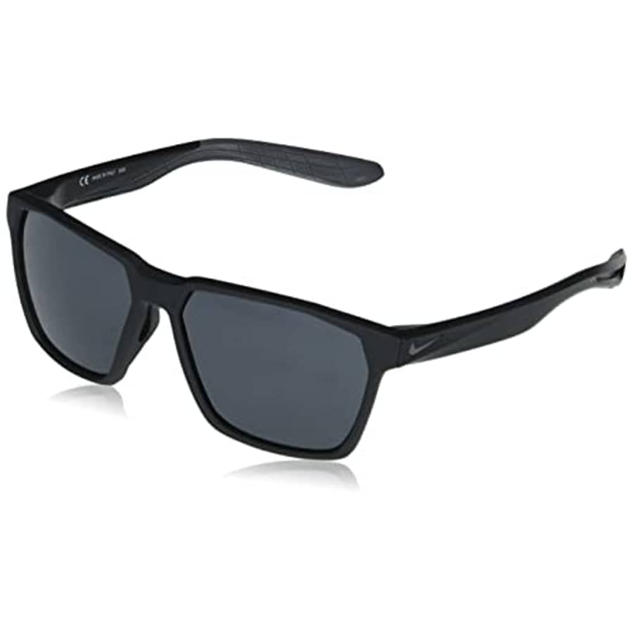 Nike Maverick S Hexagonal Sunglasses, Matte Black, 55/15/135 for $60