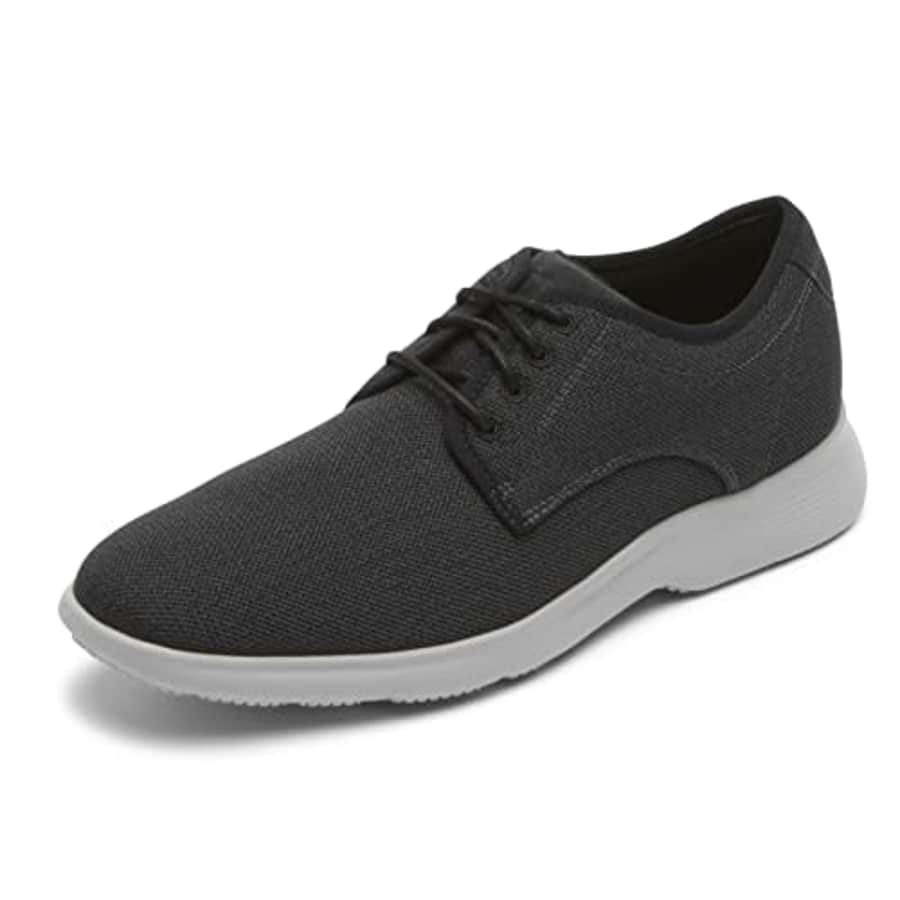 Rockport Men's Truflex Dressports Mesh Plain Toe Oxford, Black, 7 Wide for $76