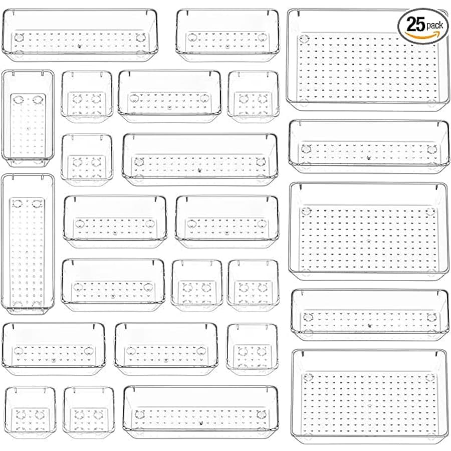 25-Piece Drawer Organizer Set for $24