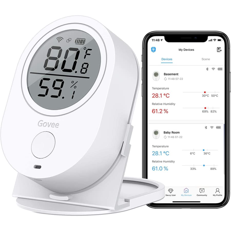 Govee WiFi Temperature Humidity Monitor for $35 Govee WiFi Temperature Humidity Monitor for $35