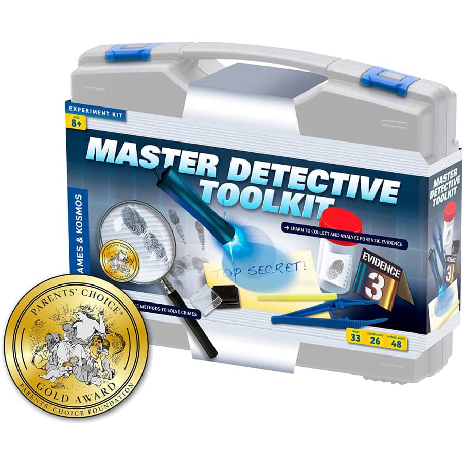 Thames & Kosmos Master Detective 33-Piece Toolkit for $50