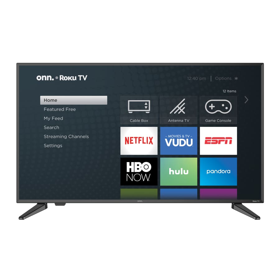Onn 40" 1080p Roku Smart LED HDTV for $98