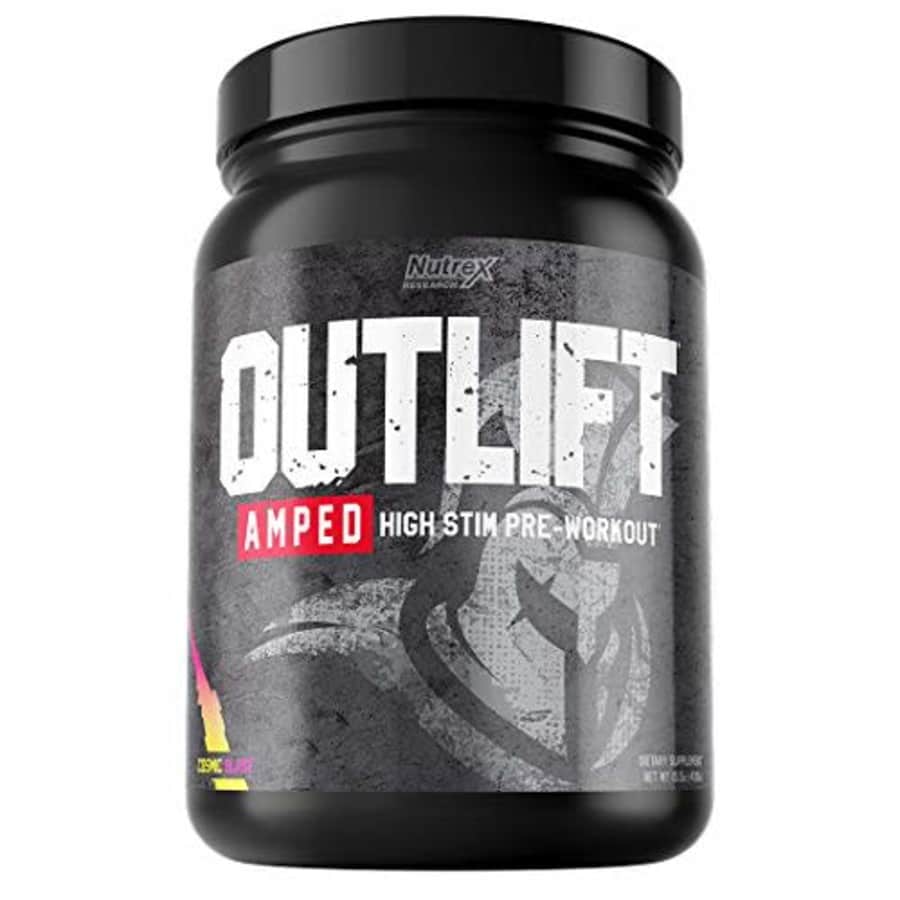 Nutrex Research Outlift Amped | Premium High Stim Pre Workout for Men and Women with Intense Energy for $50 Nutrex Research Outlift Amped | Premium High Stim Pre Workout for Men and Women with Intense Energy for $50