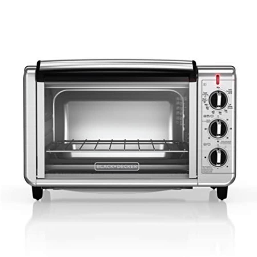 BLACK+DECKER TO3230SBD 6-Slice Convection Countertop Toaster Oven, Includes Bake Pan, Broil Rack & for $179