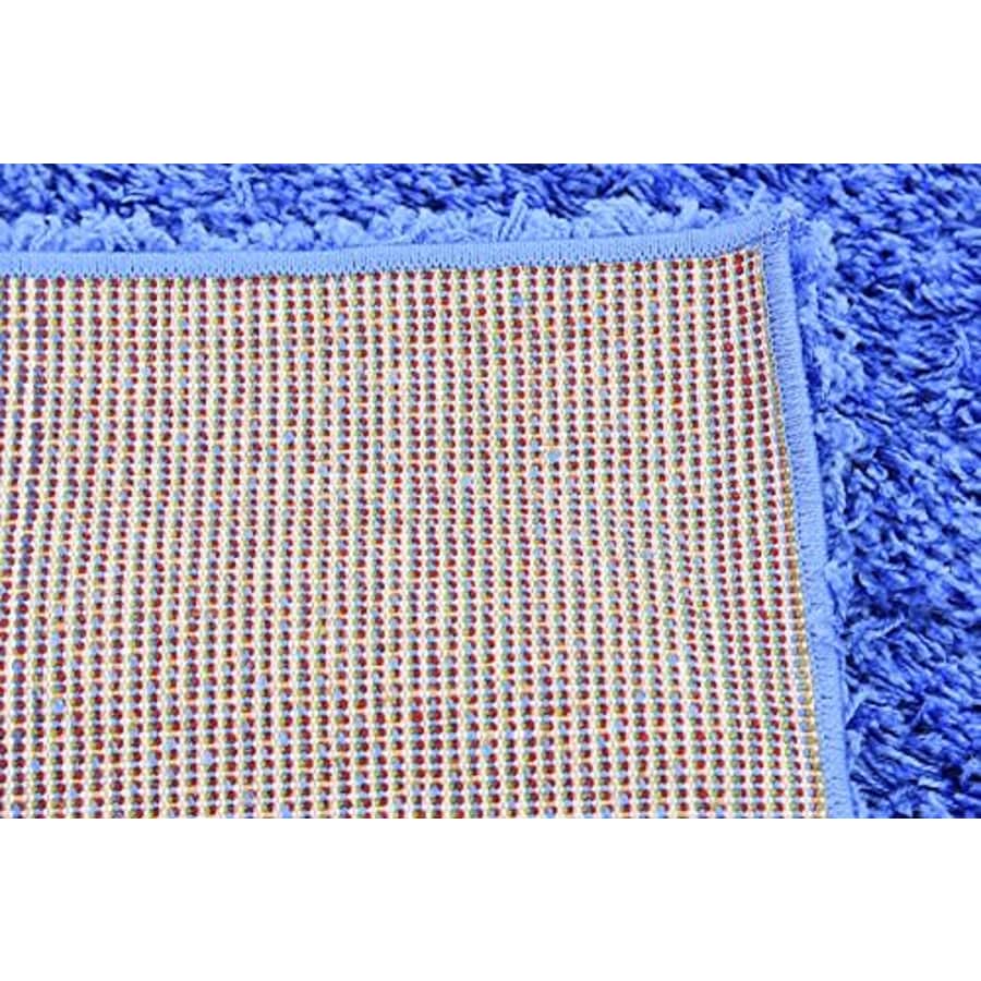 Unique Loom Solo Solid Shag Collection Modern Plush Periwinkle Blue Runner Rug (2' 2 x 6' 5) for $48 Unique Loom Solo Solid Shag Collection Modern Plush Periwinkle Blue Runner Rug (2' 2 x 6' 5) for $48
