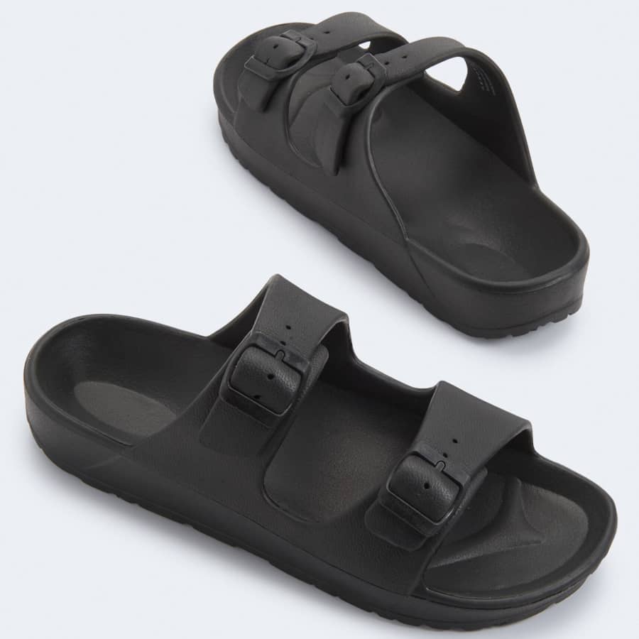 Aeropostale Men's Double-Strap Foam Slide Sandals for $8