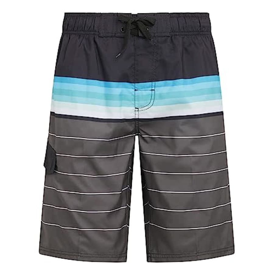 Kanu Surf Men's Standard Infinite Swim Trunks (Regular & Extended Sizes), Iconic Black/Charcoal for $14 Kanu Surf Men's Standard Infinite Swim Trunks (Regular & Extended Sizes), Iconic Black/Charcoal for $14