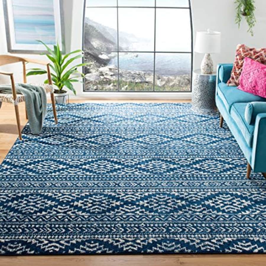 SAFAVIEH Tulum Collection TUL272N Moroccan Boho Tribal Non-Shedding Living Room Bedroom Dining Home for $56