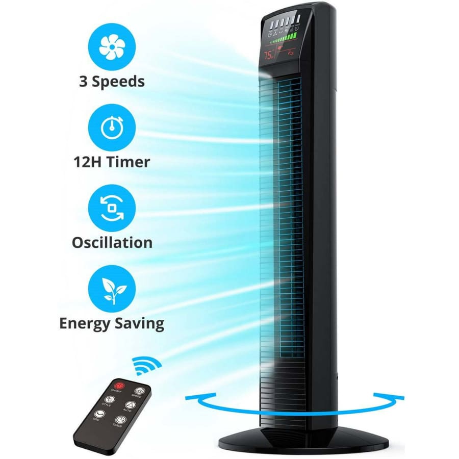 TaoTronics 36" Bladeless Tower Fan for $28 TaoTronics 36" Bladeless Tower Fan for $28