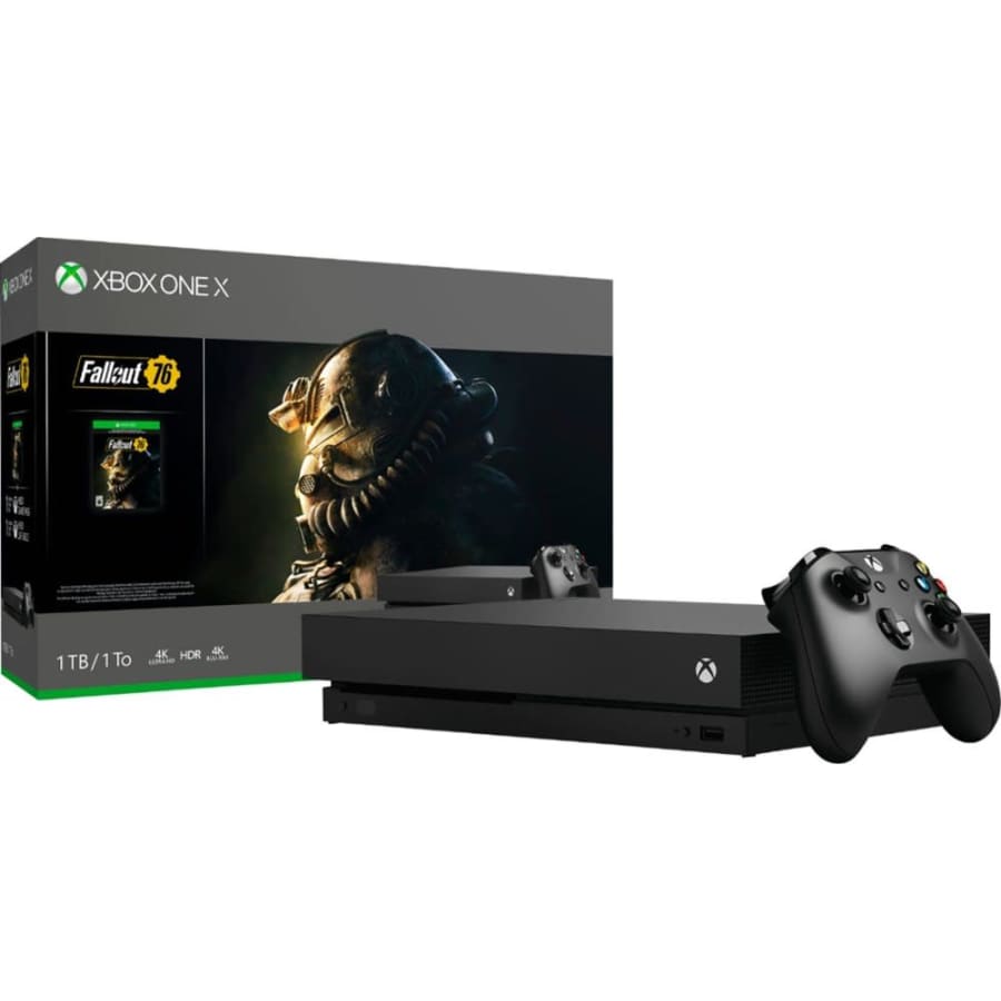 Microsoft Xbox One X 1TB Fallout 76 Bundle for $400
