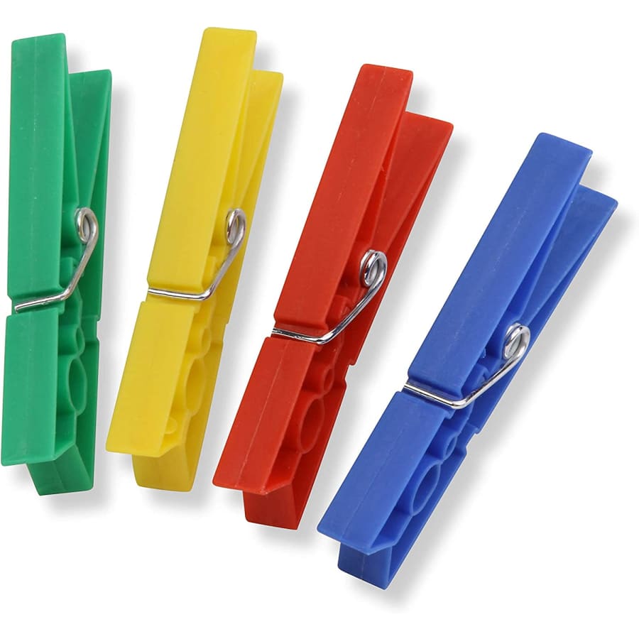 Honey Can Do Plastic Clothespins 24-Pack for $3