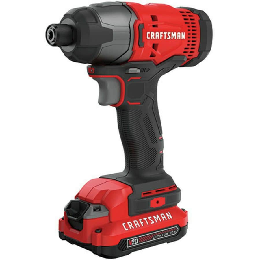 Craftsman V20 20V 1/4" Impact Driver Kit w/ 2 Batteries for $50