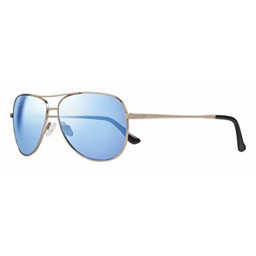 Revo Sunglasses Relay Petite: Womens Polarized Lens with Small Metal Aviator Frame, Gold Frame with for $239