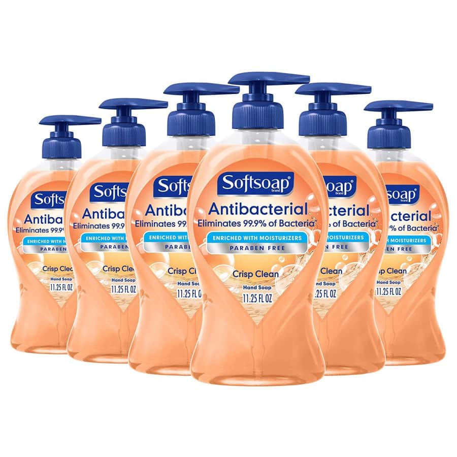 Softsoap 11oz. Antibacterial Liquid Hand Soap 6-Pack for $15
