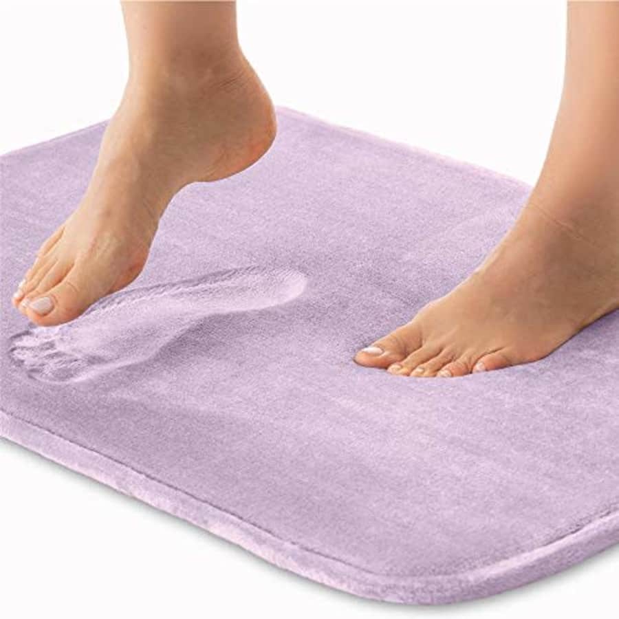 Gorilla Grip Thick Memory Foam Bath Rug, Soft Absorbent Luxury Mats, Plush Velvet Topside, Machine for $22 Gorilla Grip Thick Memory Foam Bath Rug, Soft Absorbent Luxury Mats, Plush Velvet Topside, Machine for $22