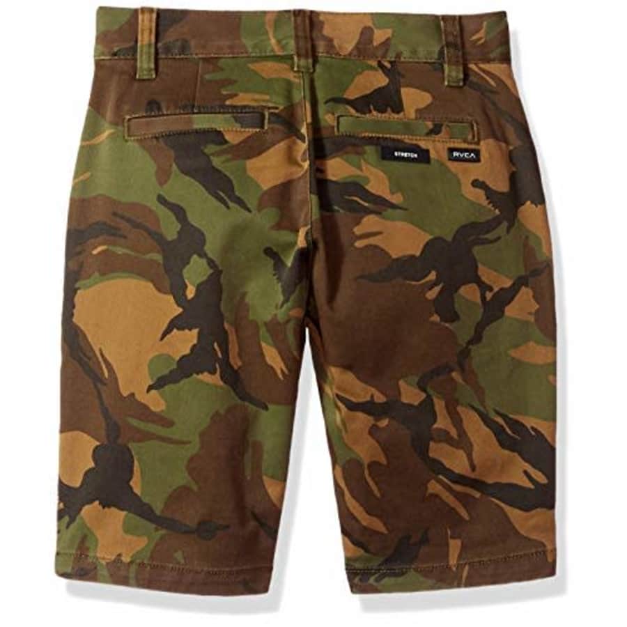 RVCA Boys' Weekday Stretch Short Camo 26 for $24 RVCA Boys' Weekday Stretch Short Camo 26 for $24