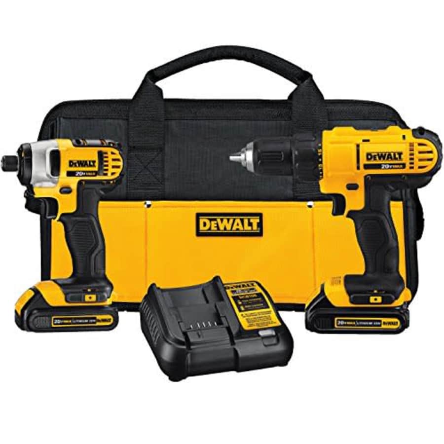 DEWALT 20V MAX Cordless Drill Combo Kit, 2-Tool (DCK240C2) for $159
