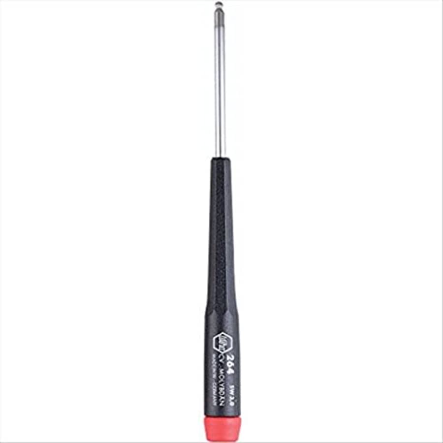 Wiha Tools Wiha 26425 Ball End Hex Metric Screwdriver with Precision Handle, 2.5mm for $16