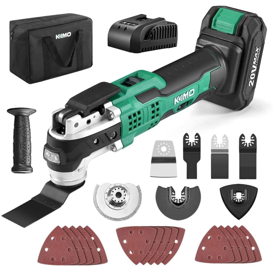 Kimo 20V Cordless Oscillating Tool Kit for $40 Kimo 20V Cordless Oscillating Tool Kit for $40